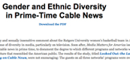 Gender and Ethnic Diversity in Prime-Time Cable News