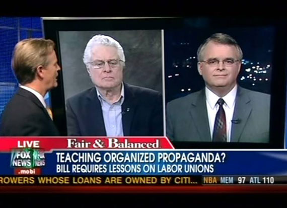 Fox labor chyron