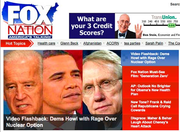 Fox Nation headline