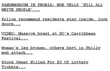 Media Matters staff: Drudge’s "Angry Black People Obsession" Continues Unabated