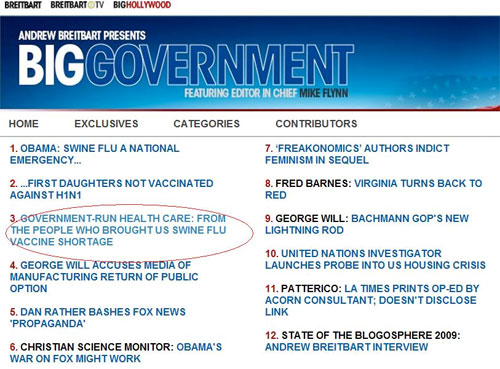 Big Government screen capture