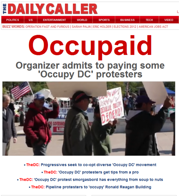 Daily Caller: Occupaid