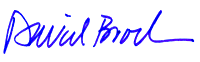 David Brock signature