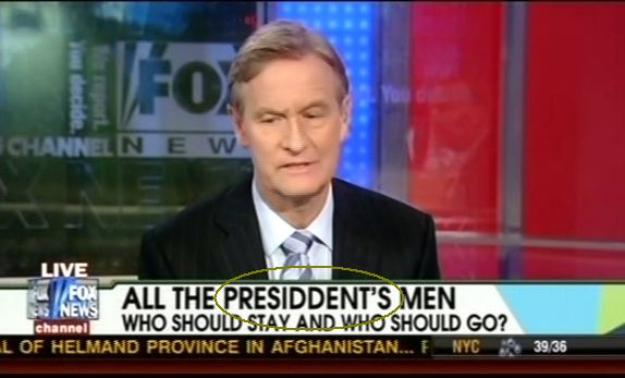 Fox chyron: All the Presiddent's Men