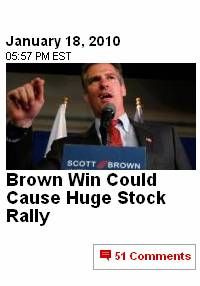Fox Nation headline: Brown win could cause a huge stock rally