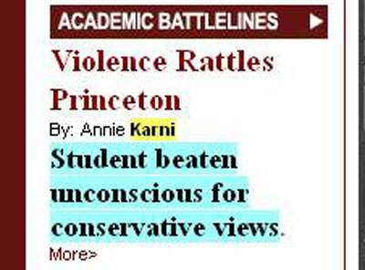 Academic Battlelines