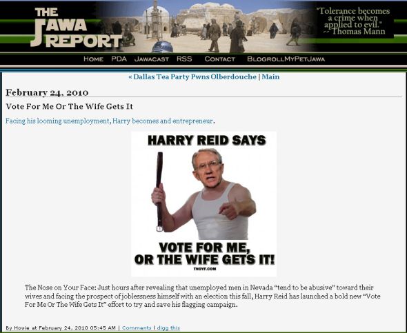 Jawa Post: Vote for me or the wife gets it!