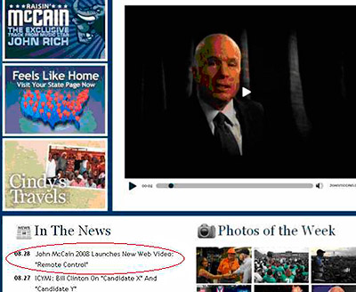 McCain website