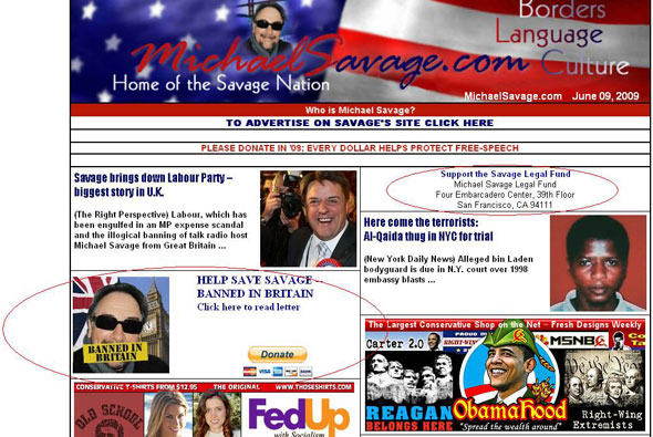 Savage's Website