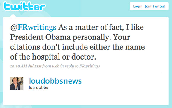 Dobbs Tweet