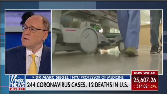 Fox News’ Dr. Marc Siegel attacks WHO for warning about coronavirus ...
