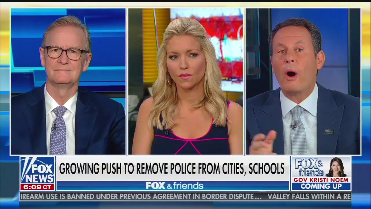 Fox host keeps citing the Parkland shooting as a reason to keep cops in