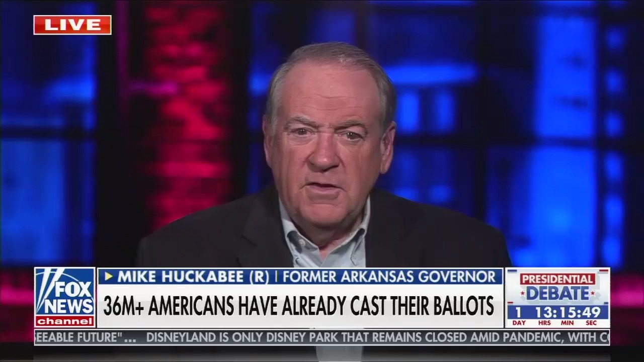 Mike Huckabee defends long voting lines as a sign of "passion" Media(03)