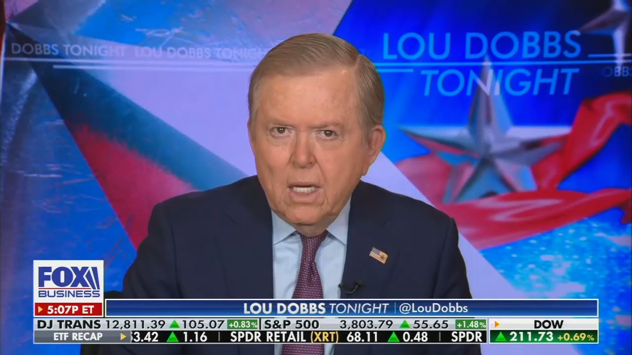 Lou Dobbs “There is no proof, but there are possibilities