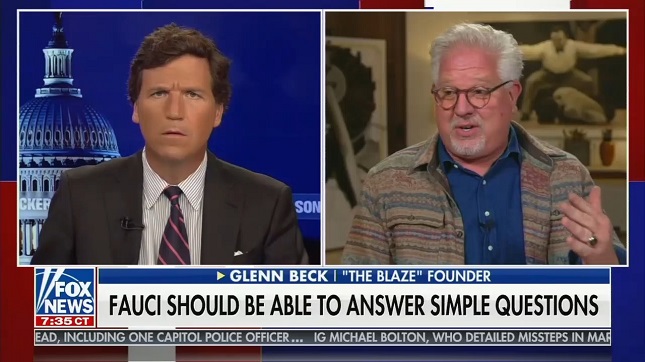 Tucker Carlson hosts Glenn Beck to question COVID19