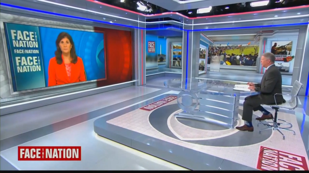 “Face The Nation” host Major Garrett fails to question Nikki Haley on