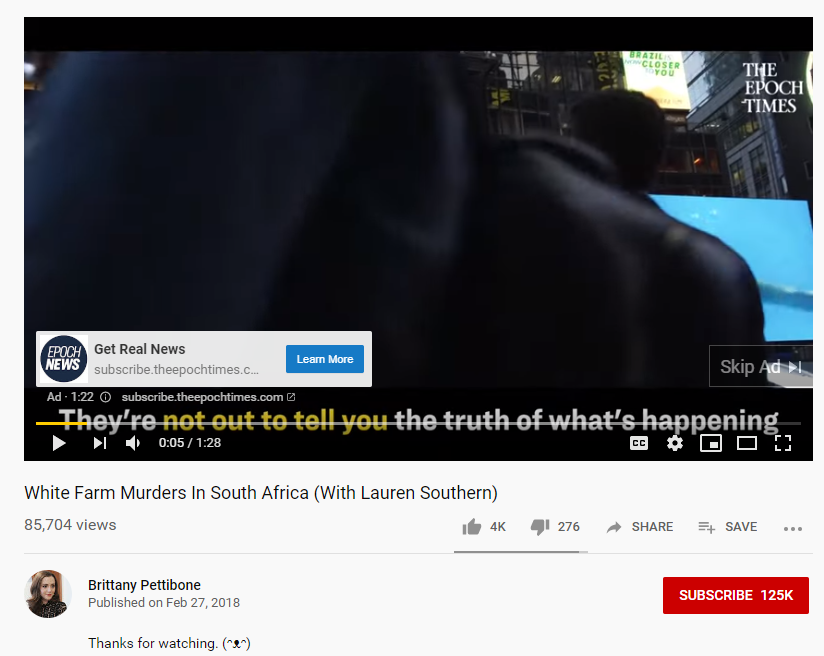 Pettibone Southern YouTube