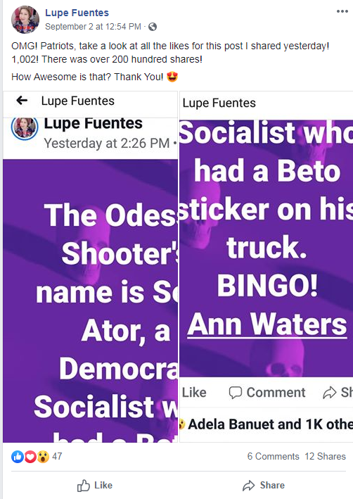 Fuentes Facebook Beto false claim2