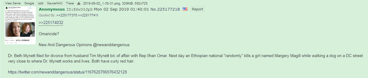 4chan Omar conspiracy theory post4