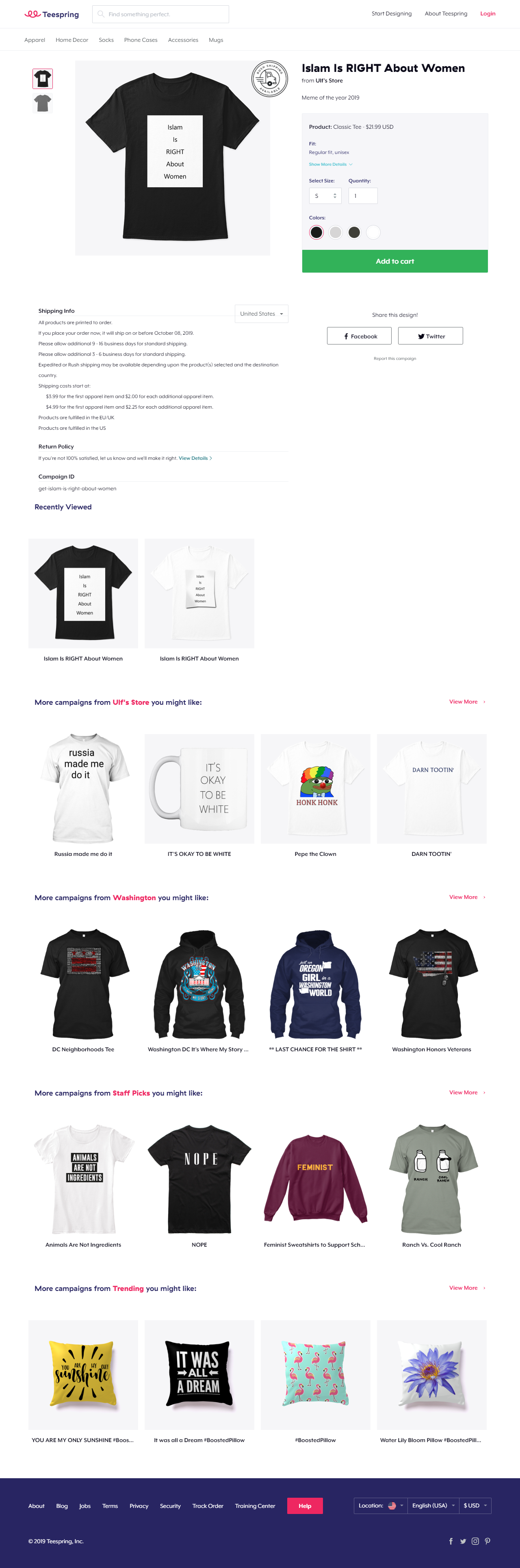 Teespring 4chan campaign