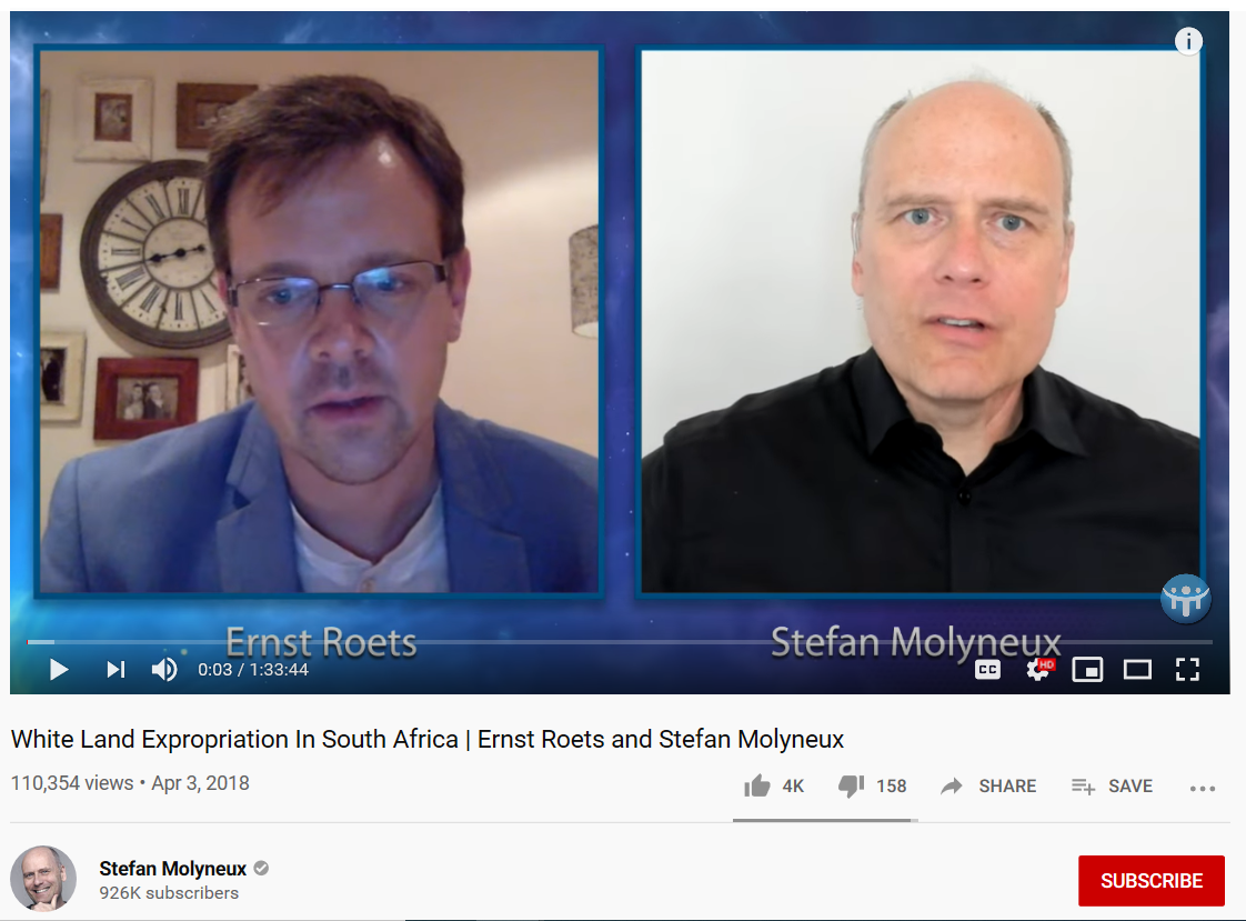 Ernst Roets on Stefan Molyneux
