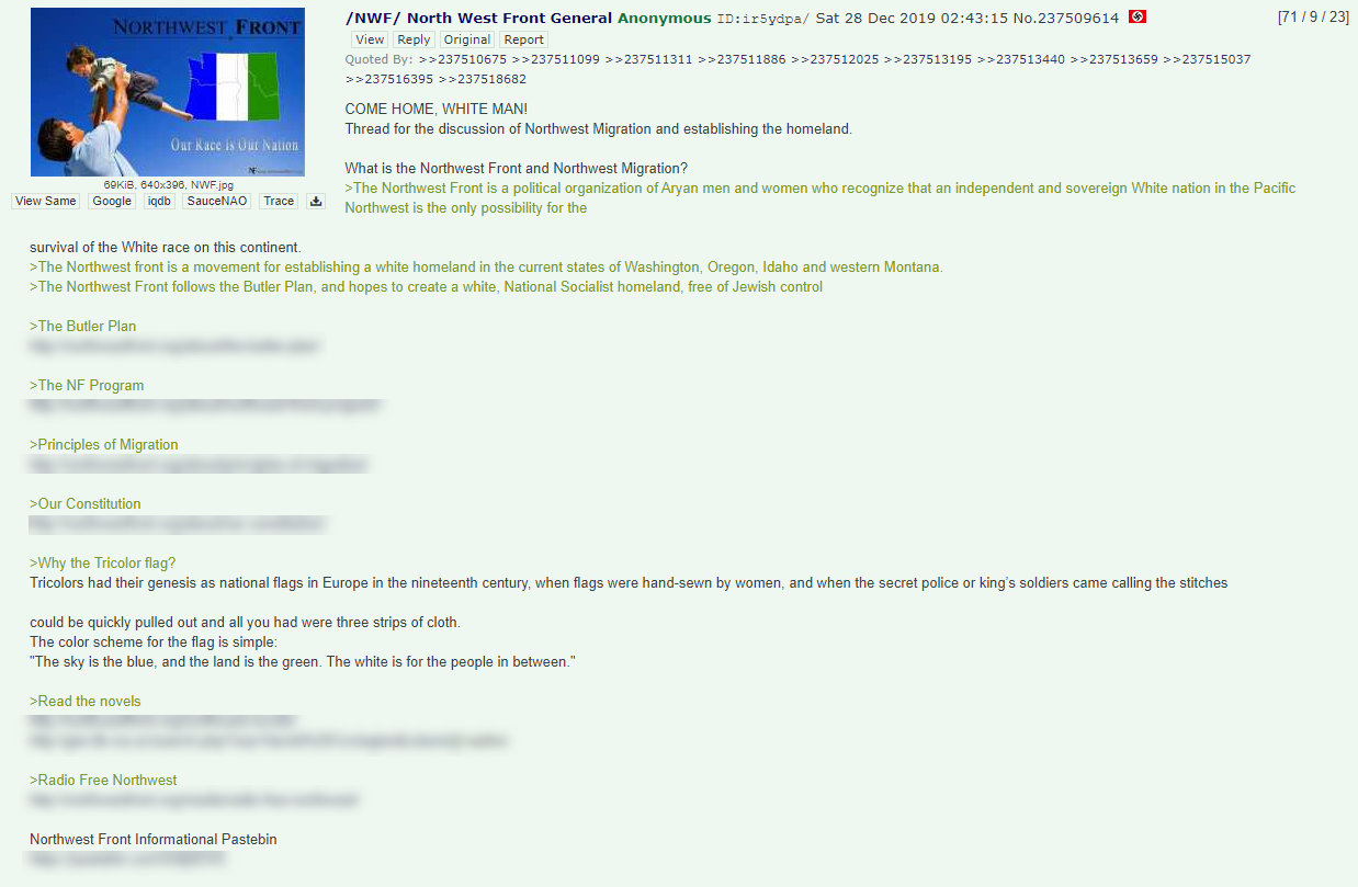 Northwest Front 4chan1