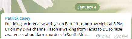 Patrick Casey Telegram DLive guests2