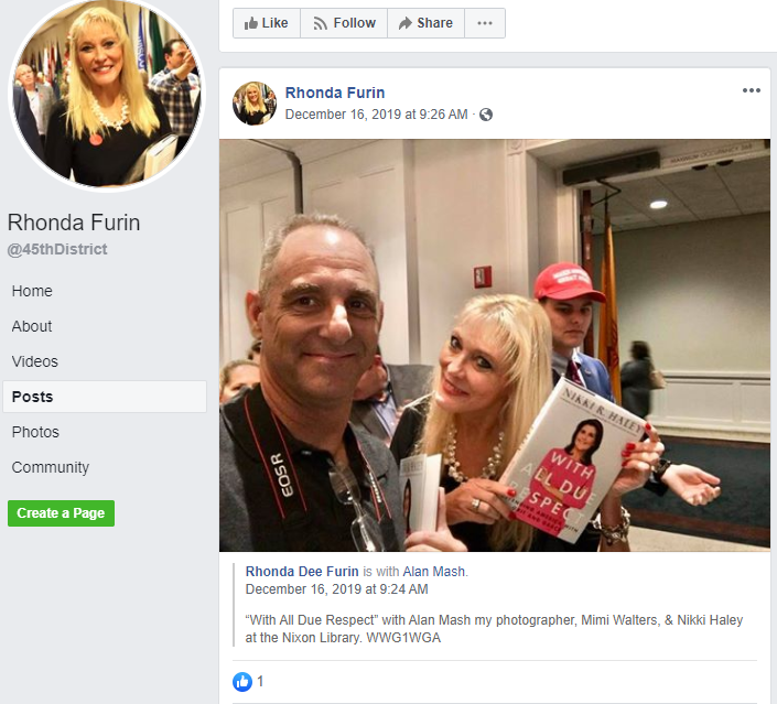 Rhonda Furin Facebook page1