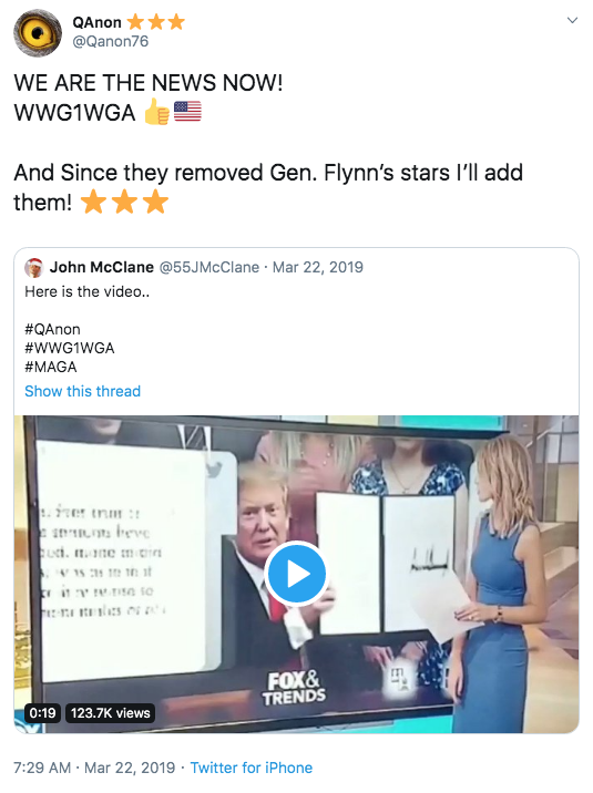 QAnon we are the news now