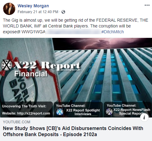 Wesley Morgan QAnon Facebook post3