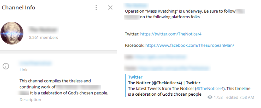Telegram channel Facebook Twitter