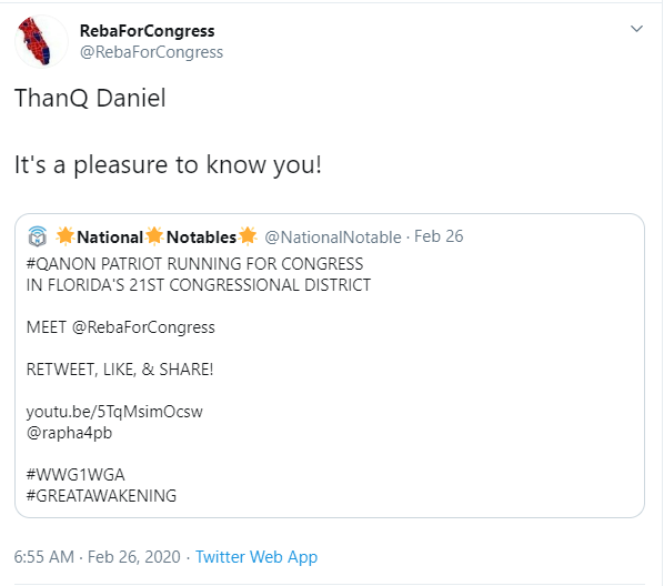 Reba Sherrill QAnon Twitter