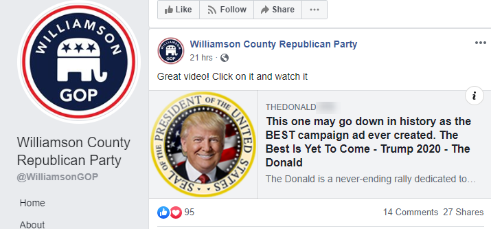 Williamson County JoeM video