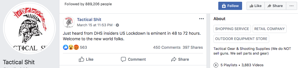 Facebook hoax text post2