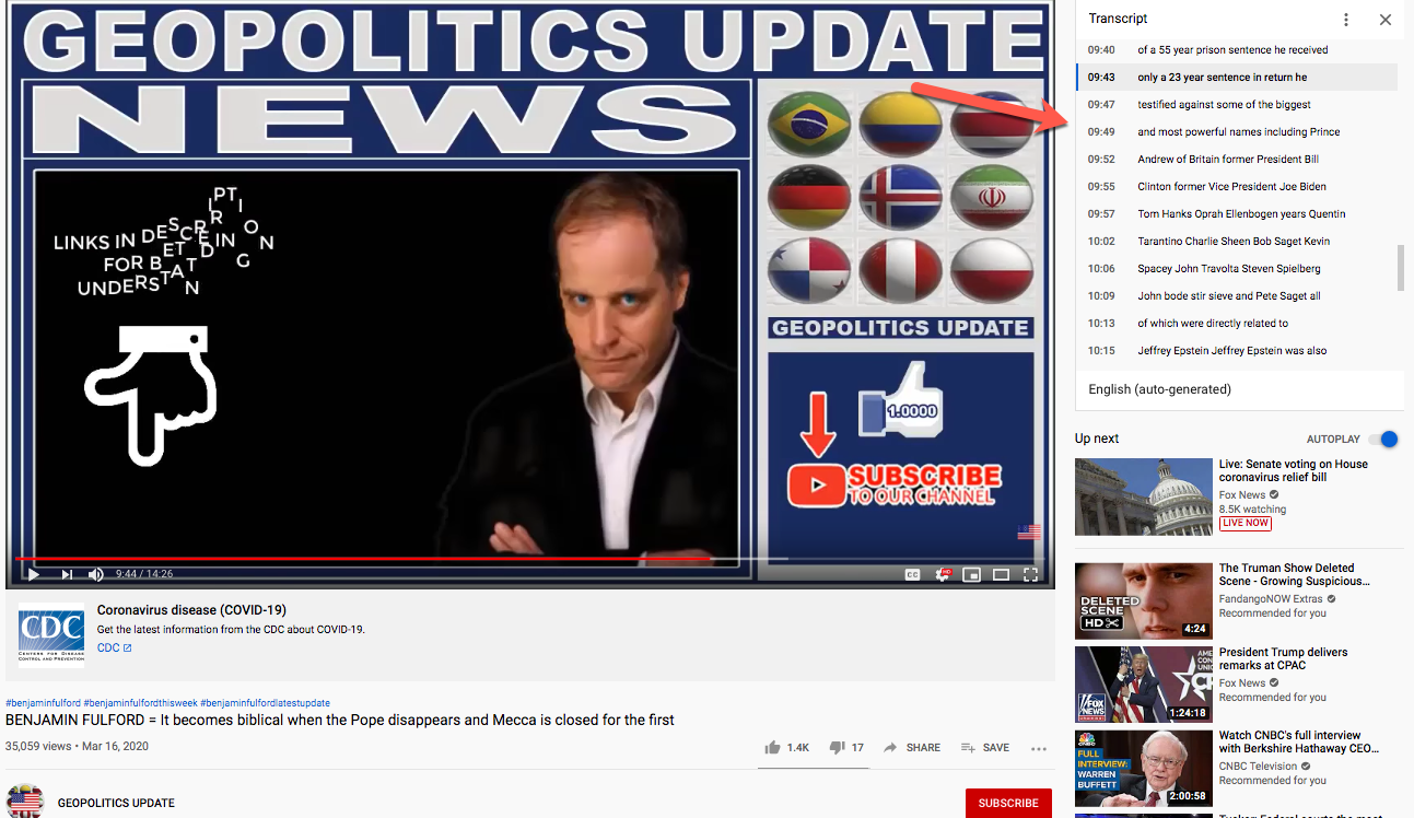 Oprah hoax chain message YouTube1