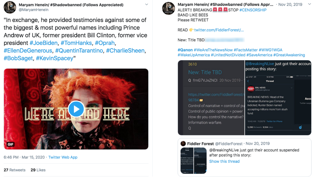 Oprah hoax chain message Twitter4