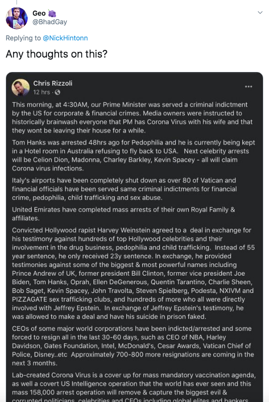 Oprah hoax chain message Twitter4