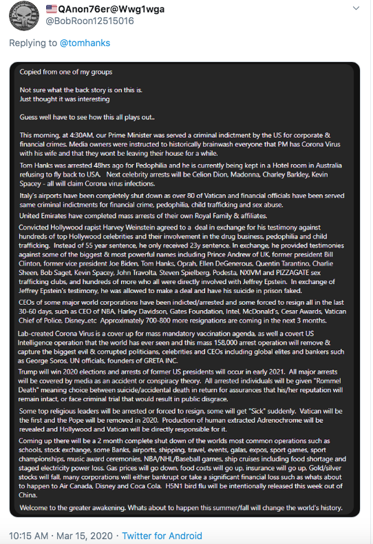 Oprah hoax chain message Twitter3