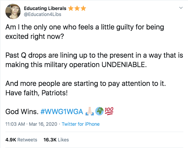 QAnon coronavirus Twitter2