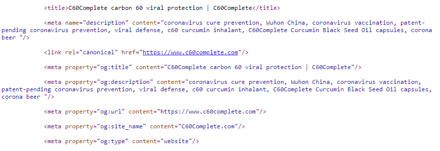 C60Complete meta description