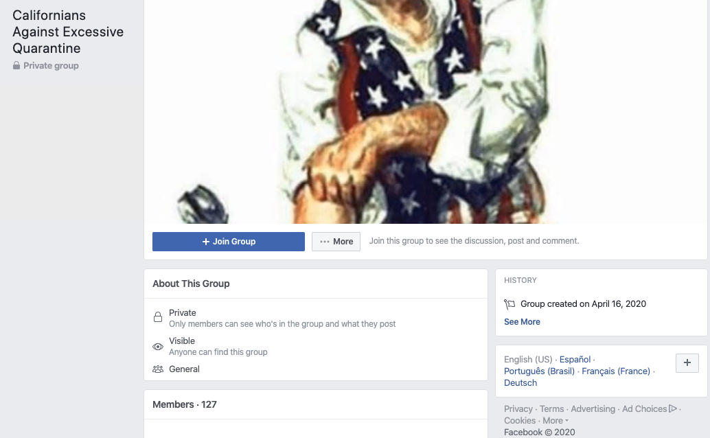 Image of group page
