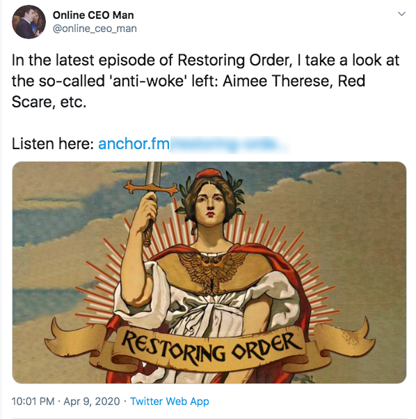 Online CEO Man podcast promotion