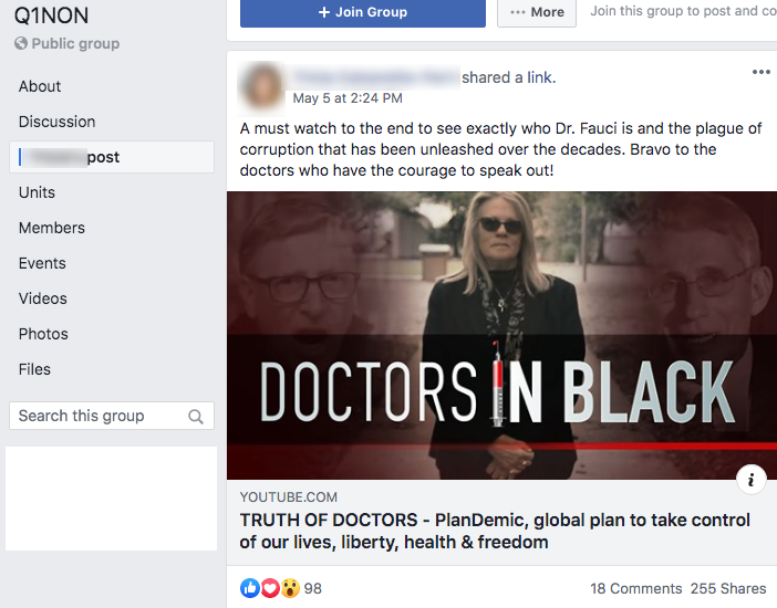 Plandemic Facebook groups3