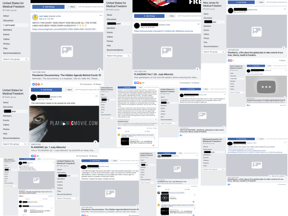 Image of post in facebook group