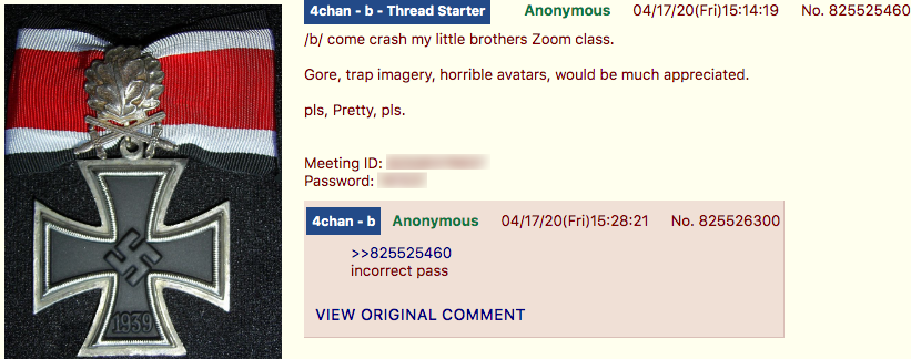 4chan Zoombombing4