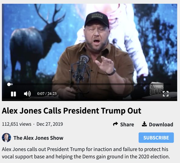 Jones against Trump 2