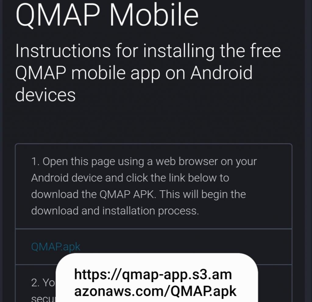 QMAP URL