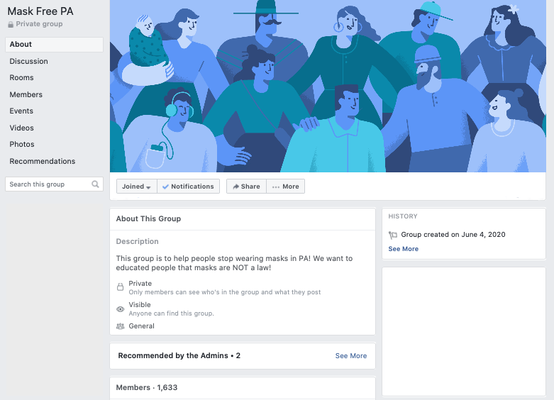 Image of Facebook group