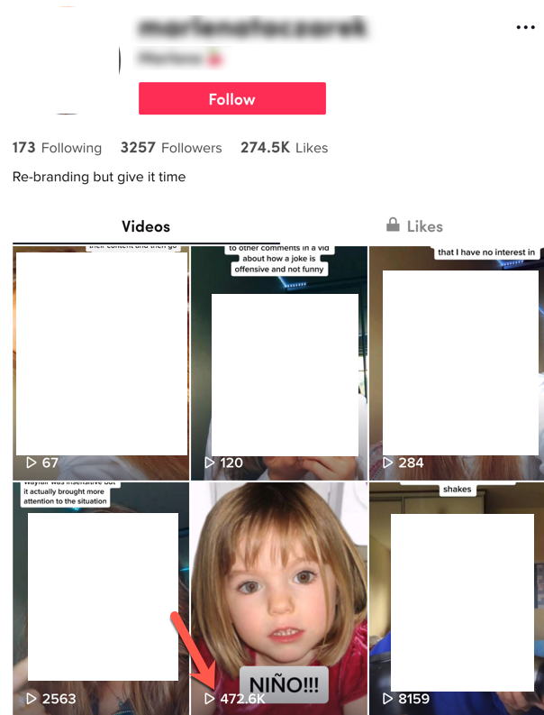 TikTok Wayfair view count comparison2