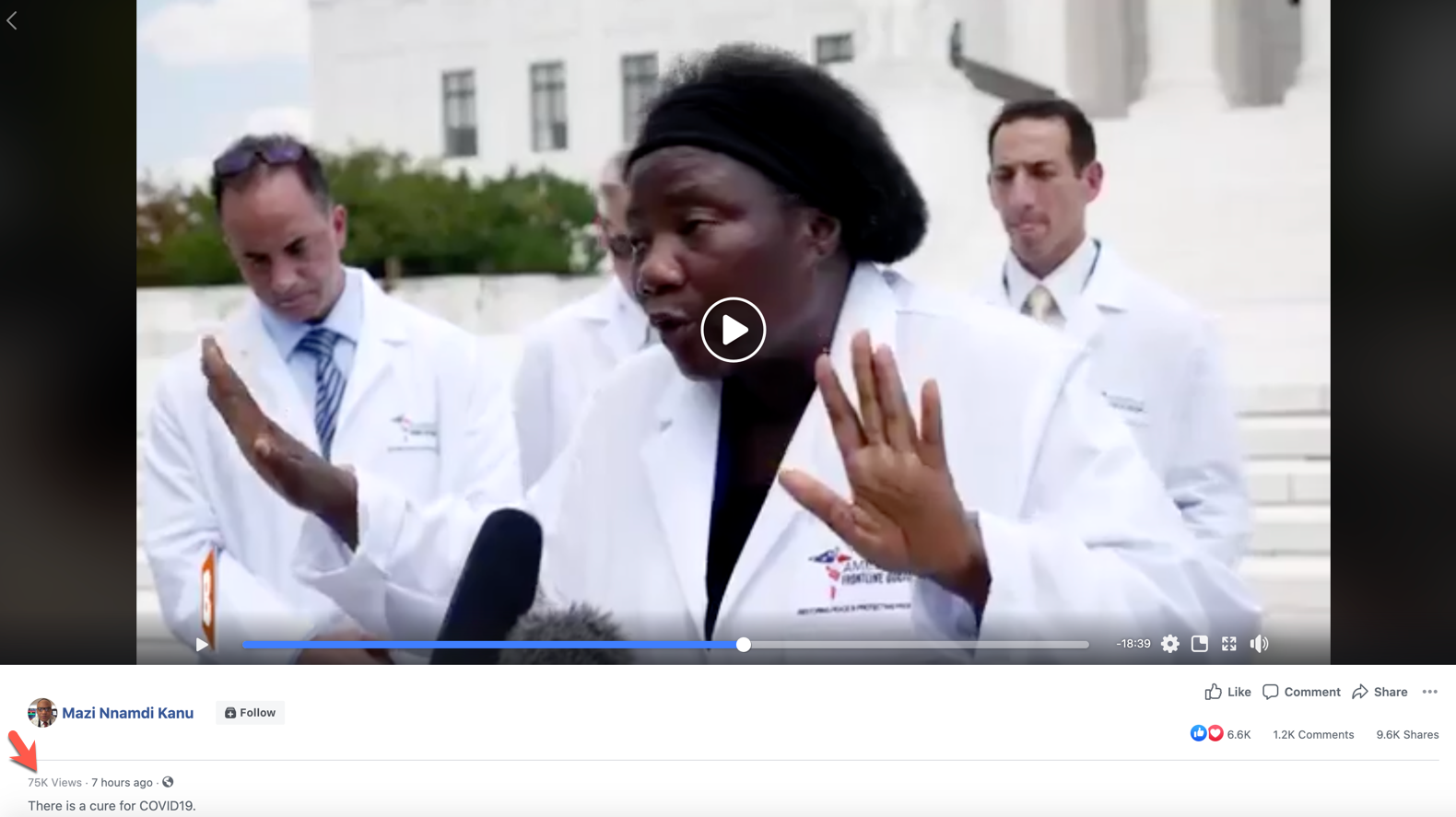 Mazi Nnamdi Kanu coronavirus video